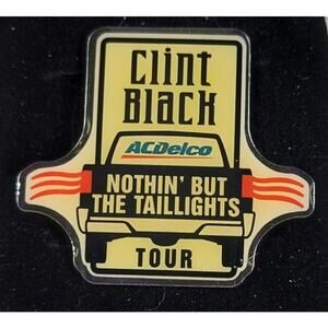 Clint Black AC Delco Nothin But the Taillights Tour Lapel Hat Jacket Pin